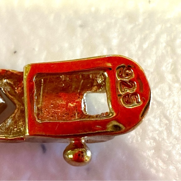 NWT Sterling Silver .925 Vermeil Gold Bracelet- “XO” design - silver accents - Picture 11 of 13